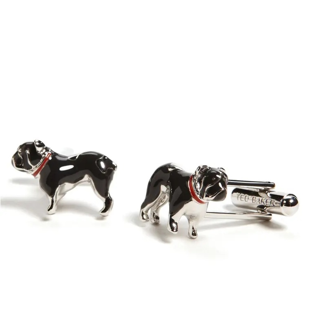 🐶 ⭐️ 2x Host pick ⭐️ French Bulldog cuff links 🐶 NWOT